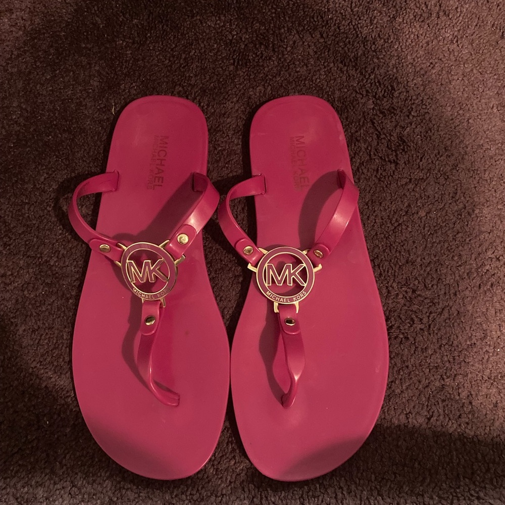 Michael Kors Pink Sandals Size 9